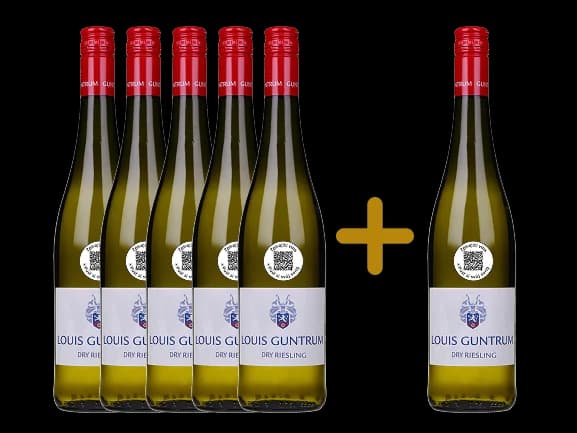 Guntrum Dry Riesling 5 + 1 ZDARMA